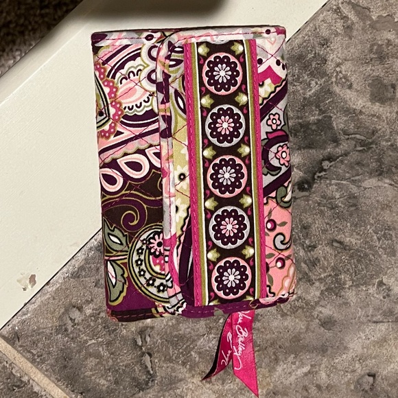 Vera Bradley Handbags - Hot Pink/Fuchsia Tri-Fold Vera Bradley Wallet LIKE NEW